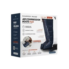 Sharper Image Air Compression Boots Flex Leg Recovery System Small-Med 5'0" 5'8"