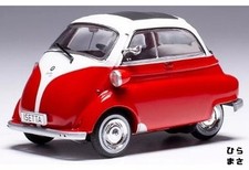 1/43 BMW Isetta 1959 White Red Diecast Miniature Car Highly Detailed