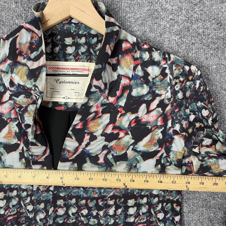 Cartonnier Anthropologie Abstract Print Blazer Jacket Women's Small - Image 4 of 4