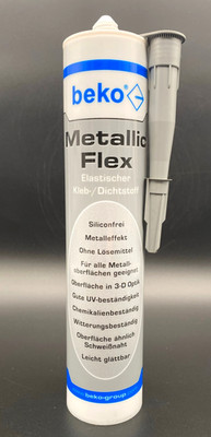 Beko Metallic Flex 305g elastischer Klebstoff Dichtstoff Dichtung KfZ Container