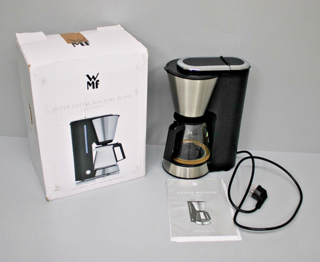 WMF Küchenminis Aroma Filterkaffeemaschine mit Glaskanne, mini 5 Tassen NEU