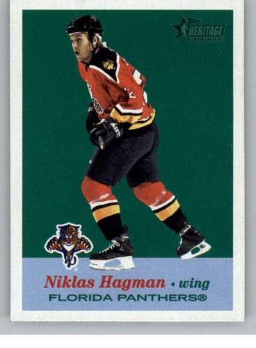 Niklas Hagman #155 2001 Topps Heritage card