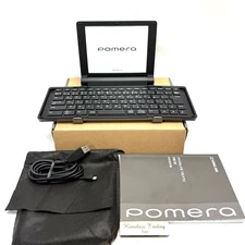 KING JIM POMERA DM30 Dark Silver Digital Memo 8GB Compact Foldable Keyboard