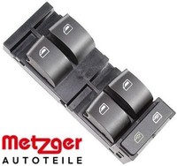 Metzger 09161040 Schalter FüR Fensterheber Schalter Fensterheber FüR Audi