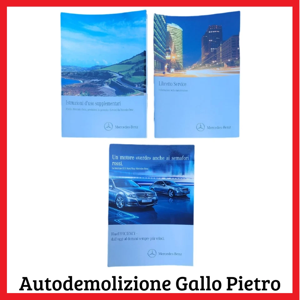 Libretto di istruzioni MERCEDES classe a 2012 2015 2017 w176 a 180 cdi/d cdi - Immagine 3 di 4