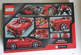 LEGO Racers 8671 Ferrari F430 Spider 1:17 NEW ORIGINAL PACKAGING MISB Car Sports Car Convertible 