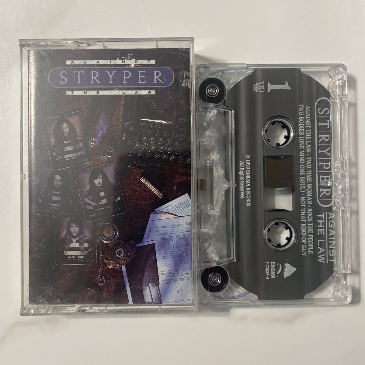 Stryper - Against the Law (Cassette, 1980) Enigma Records ~ BUY 2