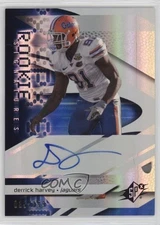 2008 SPx Rookie Signatures Blue /99 Derrick Harvey #202 Rookie Auto RC