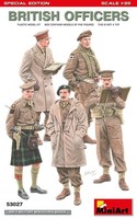 53027 Mini Art, 1:35 Figuren Set Britishe Offiziere, 5 Figuren Wwii, Dioramen,