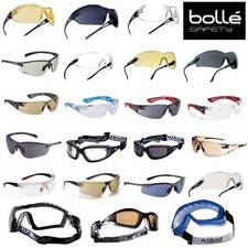 Safety Glasses by Bolle Huge Range Clear, Smoked, Tinted, Over specs Goggles etc