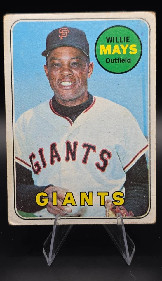 1970 Topps #190 Willie Mays HOF Giants Vintage MLB Baseball Card – “Say Hey Kid” - Image 2 of 3