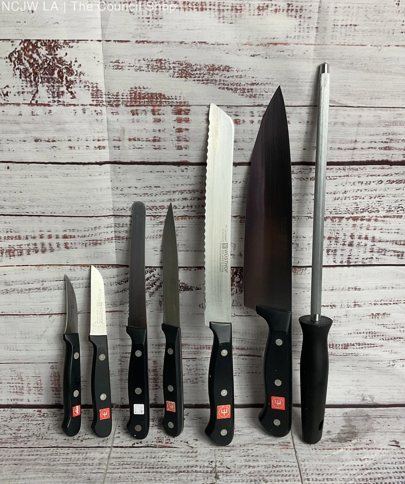 Wusthof Gourmet Made in Germany Set of 7 Kitchen Knives Stainless Steel
Opens in a new window or tab