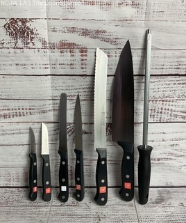 Wusthof Gourmet Made in Germany Set of 7 Kitchen Knives Stainless Steel
