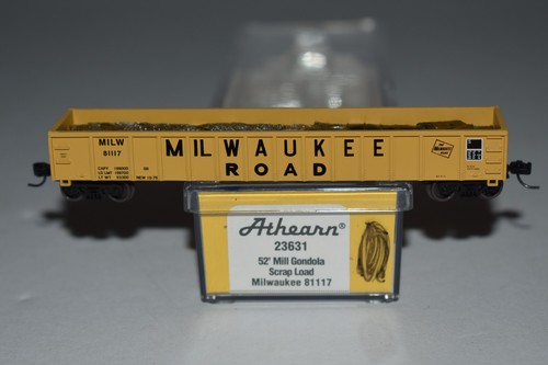 Góndola Mill Athearn 23631 Milwaukee 52' escala N con carga 81117 C58295 | Condition: Used