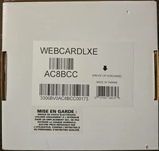 New Tripp Lite Webcardlx AC8BCC Web Management Remote Monitoring Card w/Brackets