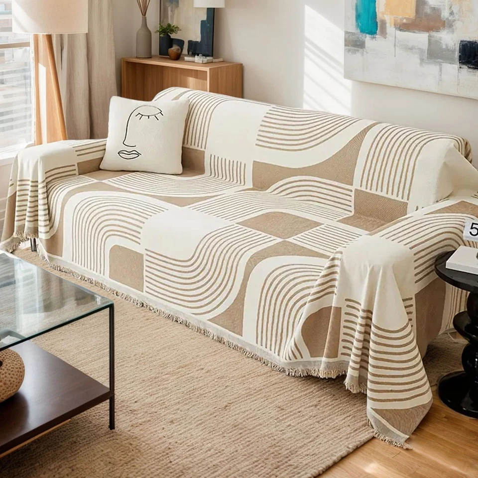 1 2 3 Seater Sofa Slipcover Couch Cover Couch Case for Different Shape Sofa - Image 2 of 4