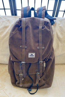 Steve Madden Utility Backpack  Barnett Avenue LARGE Backpack CHOCOLATE CORDUROY 