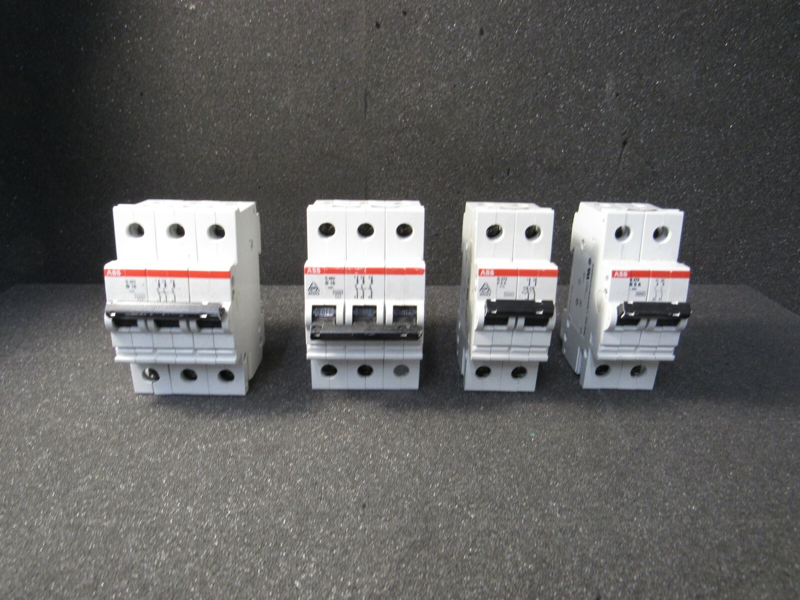 LOT ABB Circuit Breaker (2) S263-B16 (1) S272-K6A (1) S272-K8A