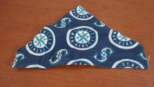MLB SEATTLE MARINERS ~ Blue DOG BANDANA ~ Fits on the collar