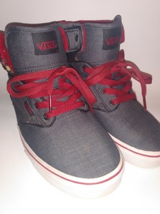 vans boys red