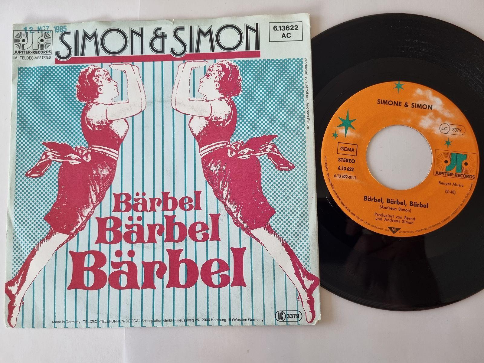 7"" Single Simon & Simon - Bärbel Bärbel Bärbel Vinyl Germany