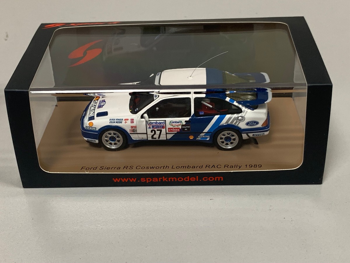 SPARK MODEL SB242 FORD SIERRA RS COSWORTH N.9 24 H SPA 1989 BORNEBUSCH-DE SORDI-SLAUS 1:43 Modellino