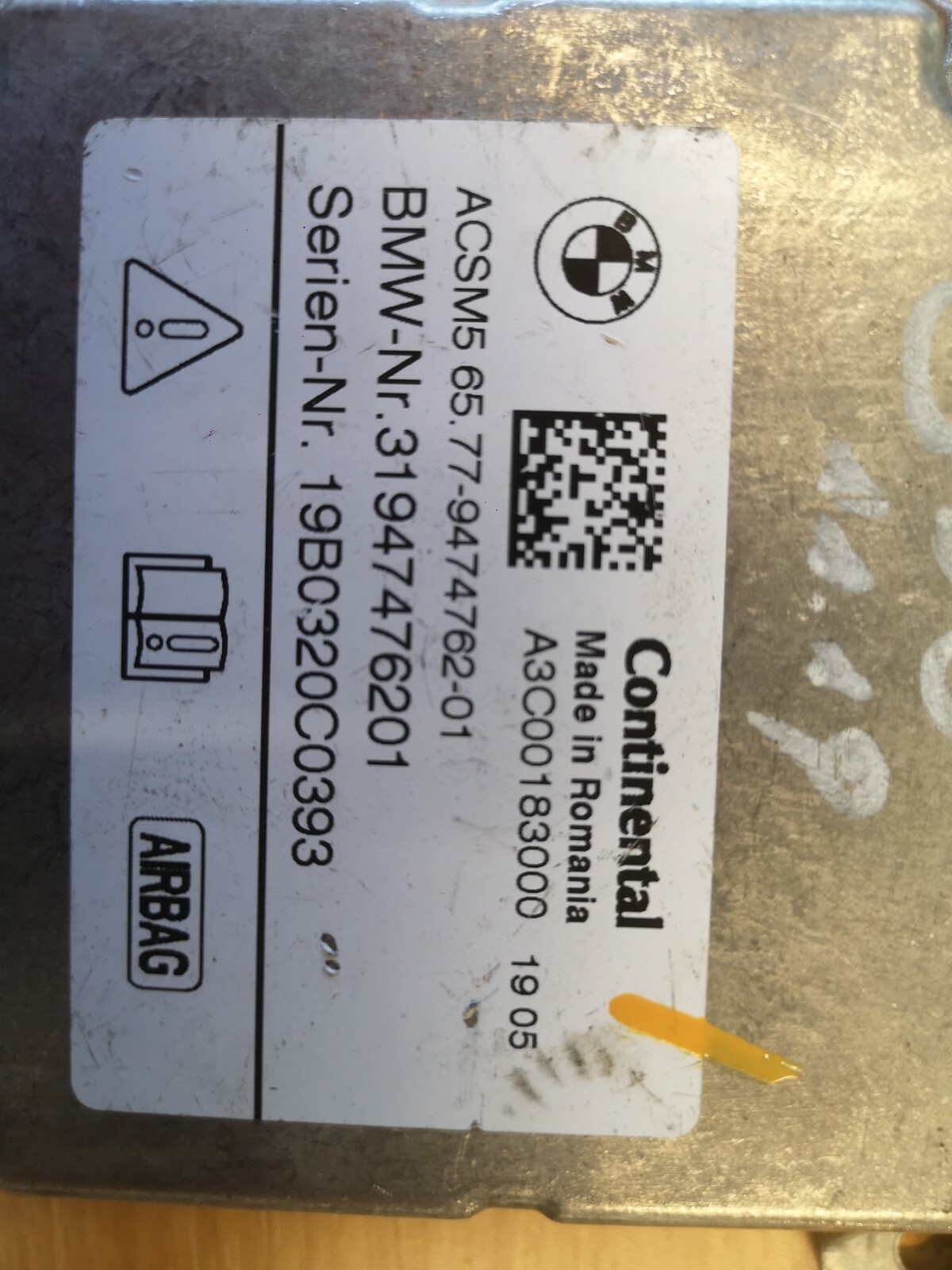 BMW 5 G30 2017 Control Unit 9474762 2.0 Petrol / electricity 185kw  