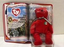 Osito the Bear McDonalds TY International Bears II Teenie Beanie Baby 1999 Rare