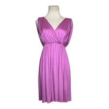 Loft lilac sleeveless V neck mini summer dress size XSP