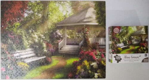2021 KI PUZZLES Garden Of Light 300-PC PUZZLE 24” x 18” Oversized Pieces