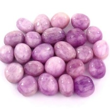 Handpolierte Kunzit ( Spodumen ) Trommelsteine Ø 22 - 30 mm Nigeria AA-Qualität