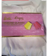 Barbie x Dragon Glassware Whiskey Glasses Barbie Dreamhouse Collection Gold Pink