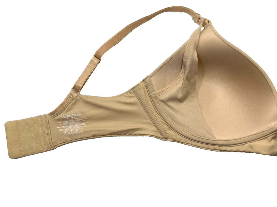 Sujetador de maternidad y enfermería inalámbrico 36C para mujer 91929 beige $35 nuevo sin etiquetas Foto 4 de 4