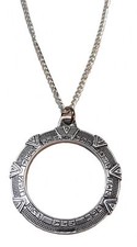 Stargate SG1 TV Series Stargate Antique Silvertoned Metal Necklace