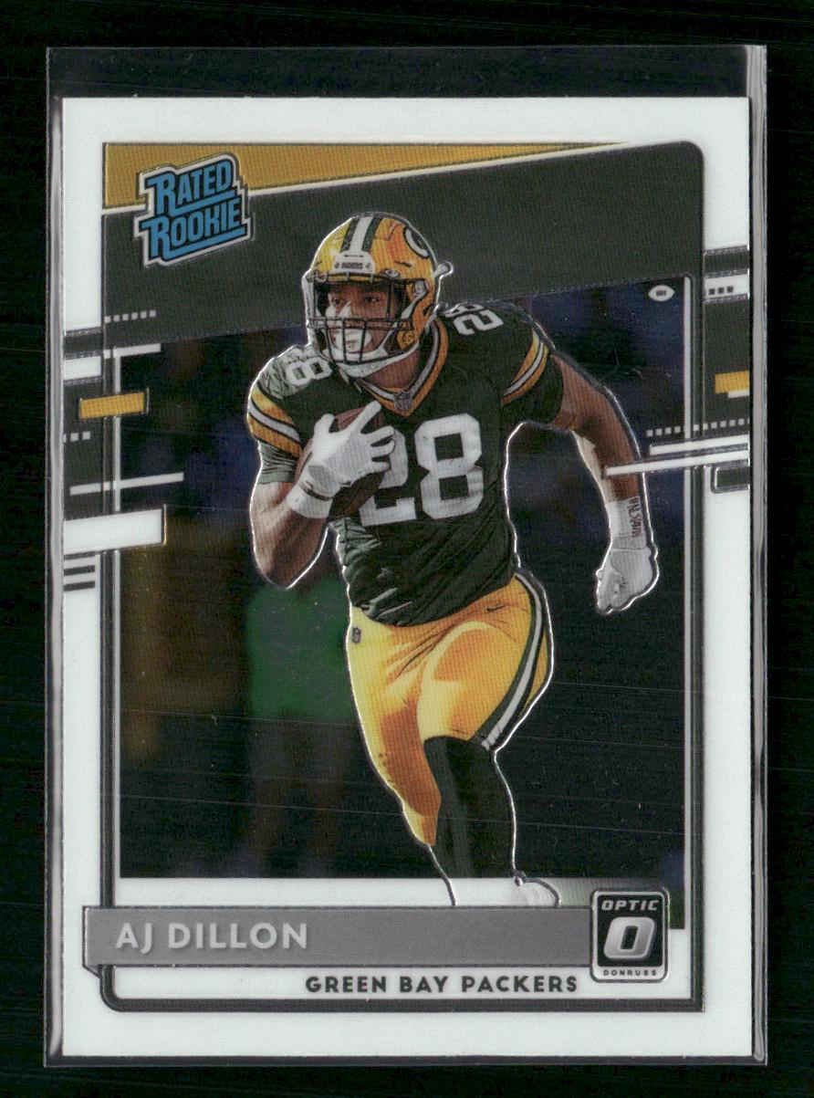 2020 Donruss Optic #174 AJ Dillon Rookie RC