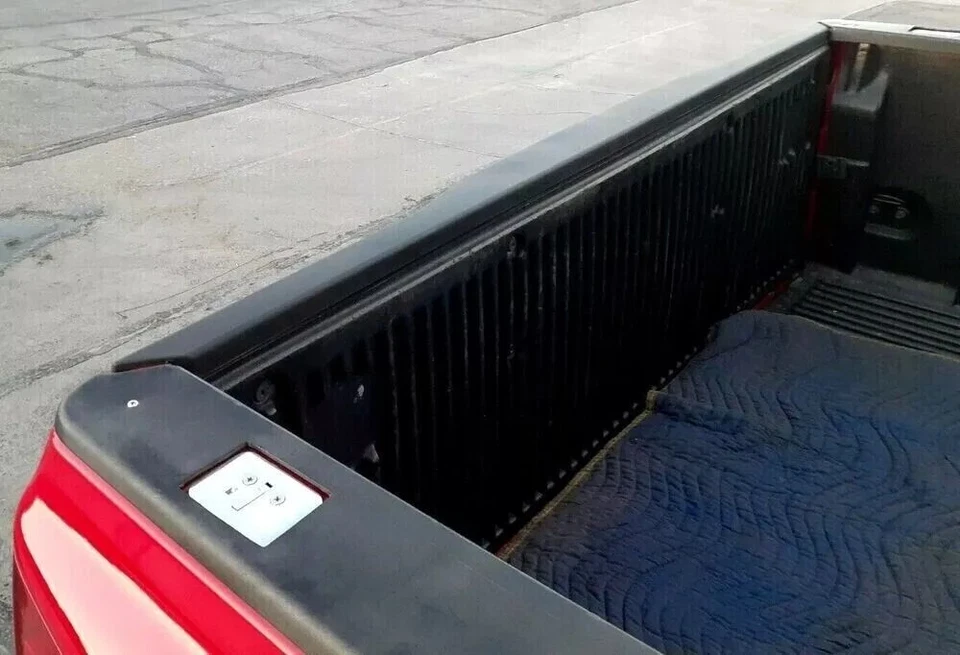 Se adapta a Nissan Titan 2004-2012 2011 tapa de puerta trasera protector superior moldura ABS nuevo Foto 3 de 4