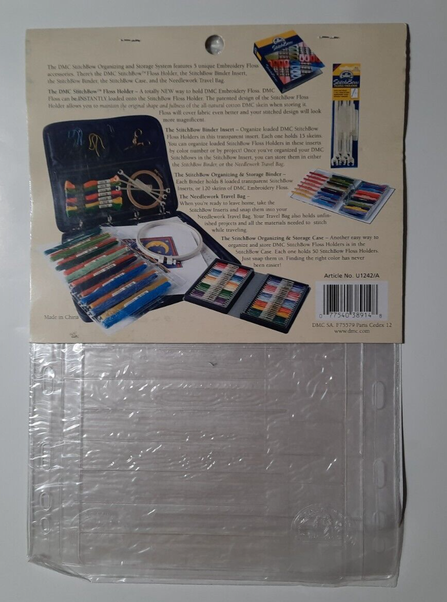 Creative World DMC U1242 StitchBow 2 Binder Inserts Sealed eBay
