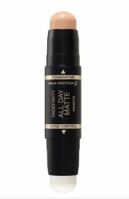 2x Max Factor Facefinity All Day Matte Panstik - 10 FAIR PORCELAIN