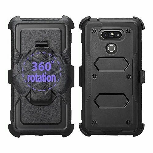 For LG G6 Plus Hybrid Armor Rugged Kickstand Holster Belt Clip Protective Case - Picture 13 of 18