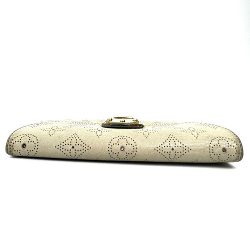LOUIS VUITTON Mahina Portefeuille Amelia Long Wallet Ivory Leather Auth LV #A301 - Picture 21 of 24
