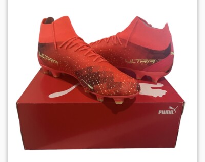 Puma Ultra Pro FG/AG Soccer Cleats Mens Orange Coral  display picture 1