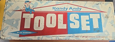 Vintage Collector Item Handy Andy Tool Set Metal Box Blue Diamond Skil Craft