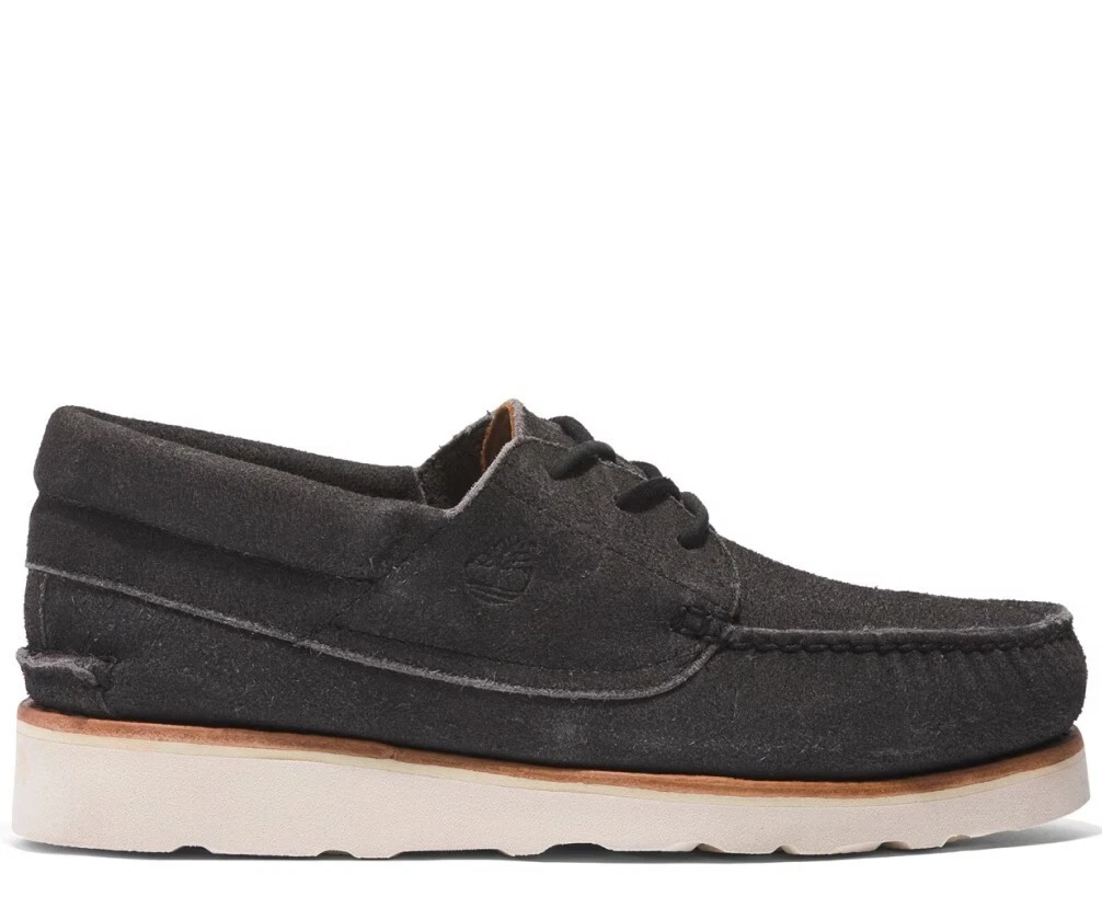 Scarpe da barca slip-on Flexway Tie grigio combinato da uomo Scarpe da barca slip-on Flexway Tie grigio combinato da uomo