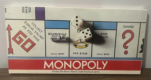 1961 Vintage Monopoly New Sealed No. 9 Parker Brothers Real Estate Trading Game