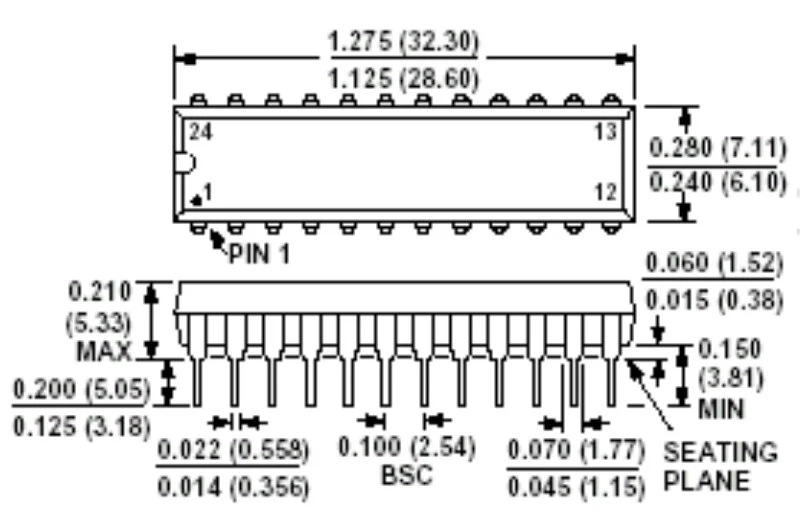 LTC1599 16-Bit Low Glitch Multiplying DAC 4-quadrant multiply. LTC1599AIN - Image 3 of 3