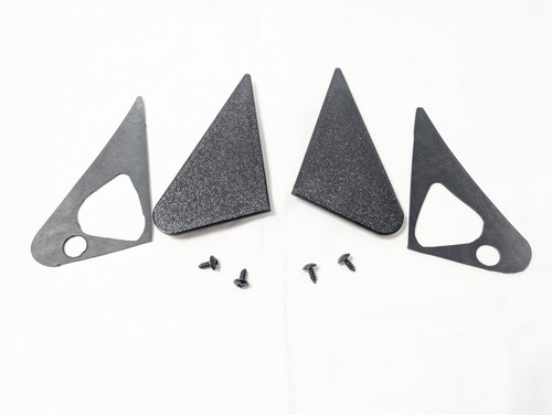 Mirror Blank Plate and Gasket (Kit) for Tow Mirrors Fits 84-01 Jeep XJ & MJ - Picture 4 of 7