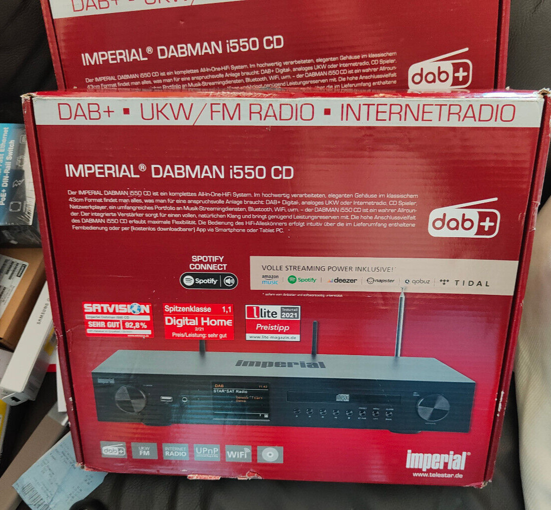 Imperial DABMAN i550 CD Systeme hifi connecte pour le salon