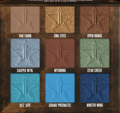 Jeffree Star Star Ranch Mini Eyeshadow Palette 9 Shadows Paleta De Sombras