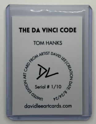 The Da Vinci Code Limited Edition Artist Signed “Tom Hanks