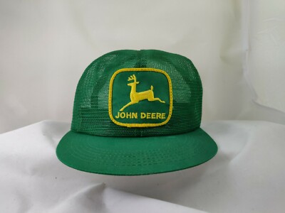 John Deere 6 Panel Cap Denim \u0026 Mesh Unstruct-Khaki-Os lencicol Cappelli e  cappellini Cappellini da baseball